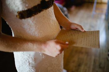 bride letter | steamboat springs wedding | Andy Barnhart