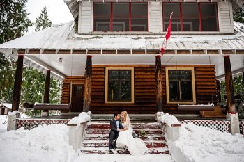 winter Revelstoke wedding | Christina Louise Photography