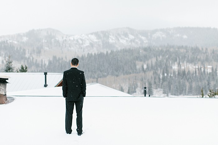 Groom wants in the snow | Frozen Winter Utah Mountain Wedding | Meg Ruth Photo