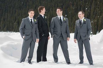 Lake Louise winter wedding | Orange Girl photography