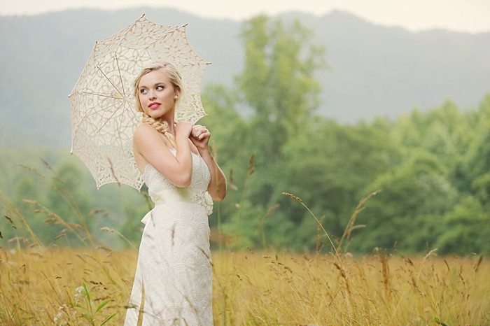 Romantic Red Wedding Inspiration | Smoky Mountains | Julie Roberts Photographic Artist