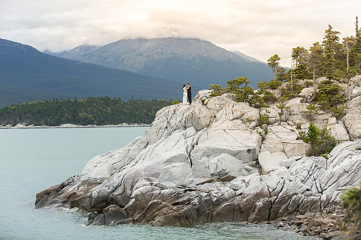 Dreamy Mountain Bridal Session in Alaska