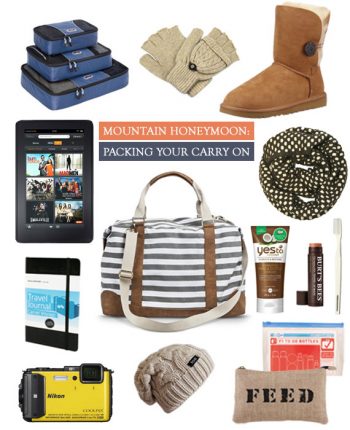 Mountain Honeymoon | What To Pack In Your Carry On