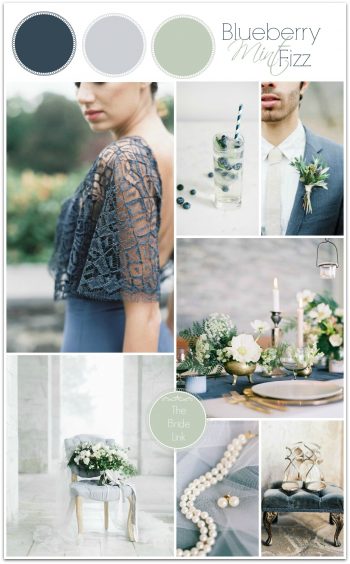 blueberry mint fizz signature cocktail and wedding inspiration| curated by @thebridelink