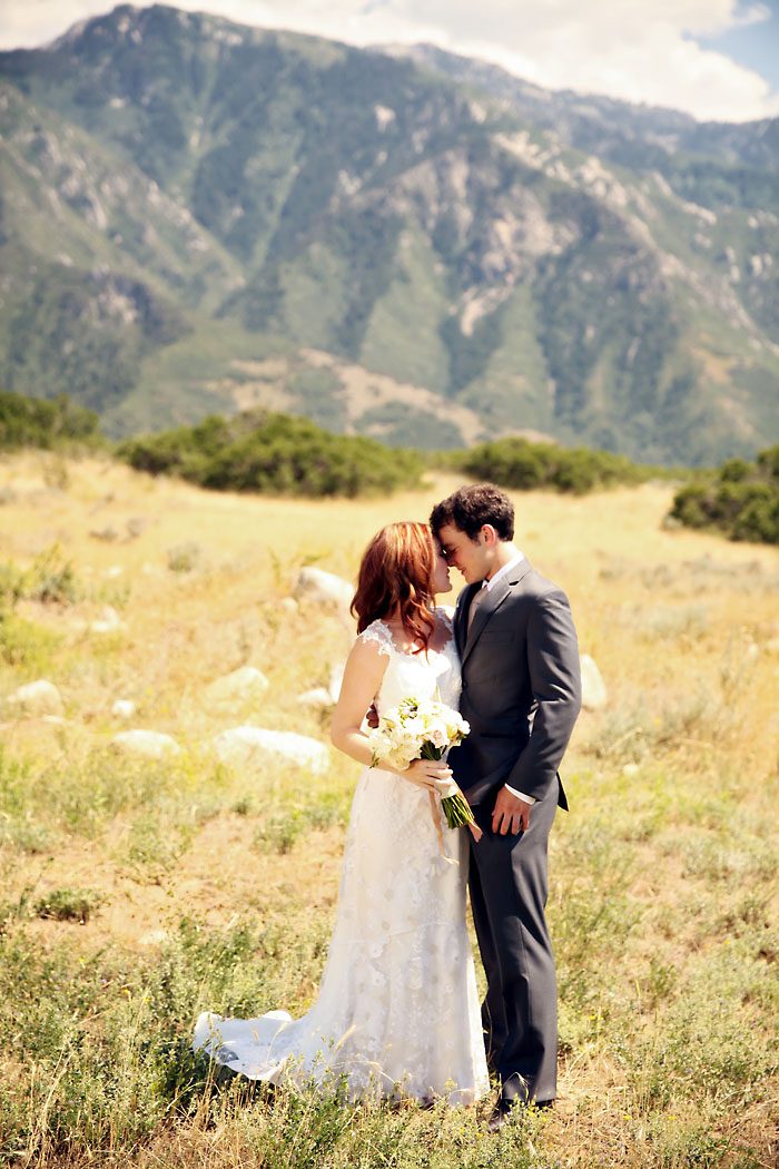 Rustic and Romantic Park City Wedding | bride and groom | Pepper Nix Photography