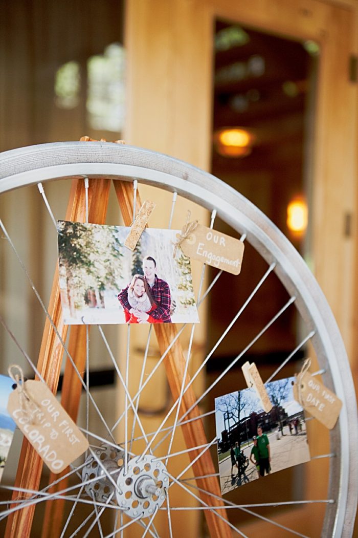 Bicycle themed Fall wedding in Silverthorne Colorado | Leah McEachern Photography