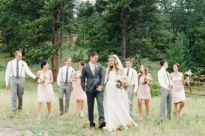 Estes Park Blush Pink Wedding | Photography by Connie Whitlock