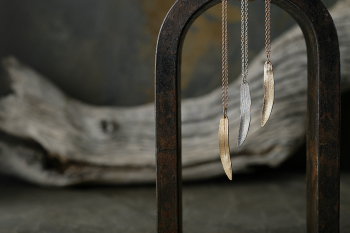 boho and nature-inspired leaf necklaces by colby june