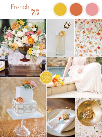modern french 75- citrus wedding | Inspiration Board by Hey Wedding Lady