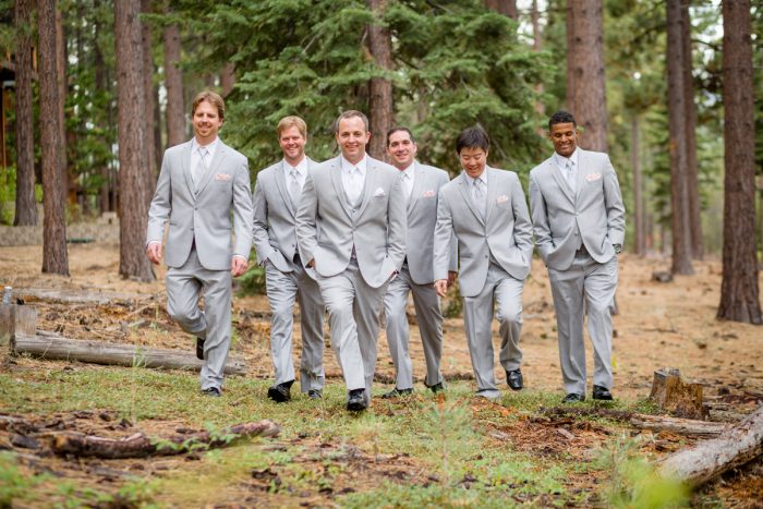 Gray suits | Lake Tahoe Wedding | Eric Asistin Photographer