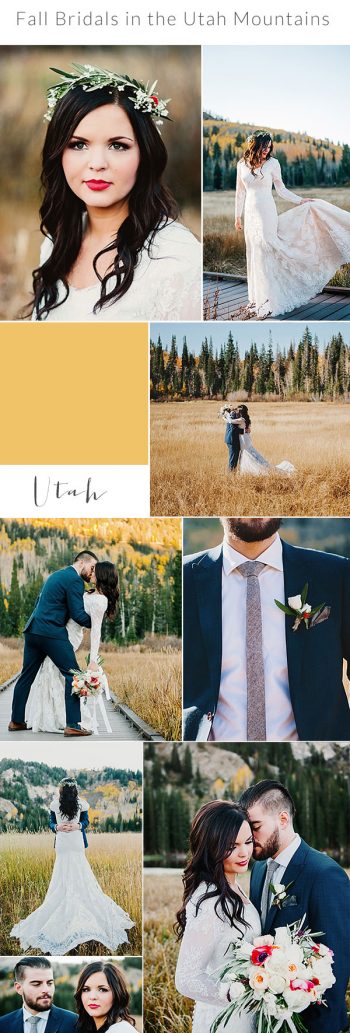 Gorgeous Fall Bridals In The Utah Mountains Lori Romney Photography