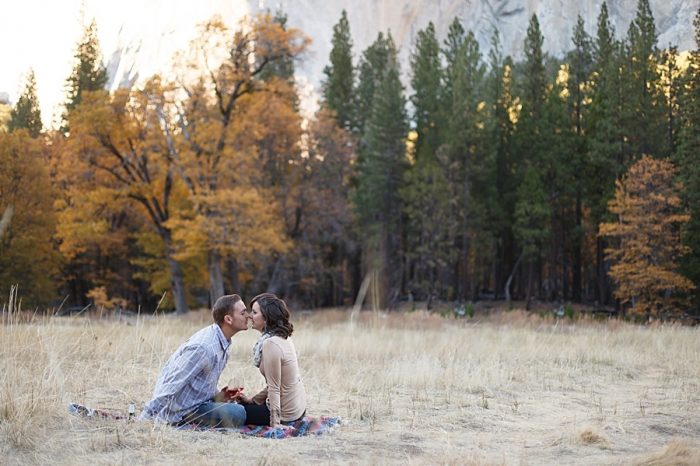 11 Fall Engagement In Yosemite | Bergreen Photography | Via MountainsideBride.com