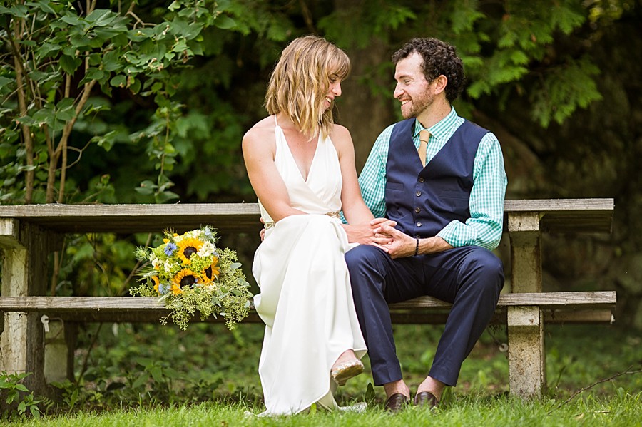 Homespun Backyard Wedding in Vermont