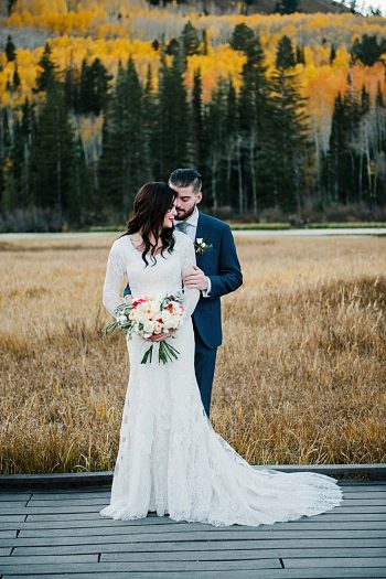 Gorgeous Fall Bridals In The Utah Mountains | Lori Romney Photography
