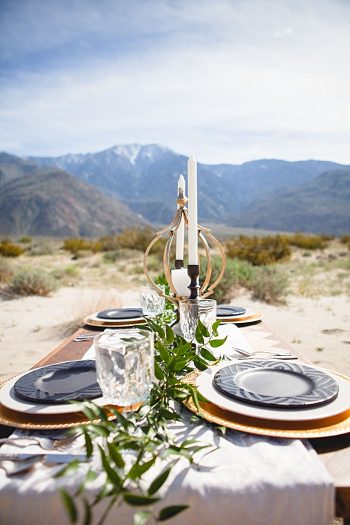 Palm Springs Bohemian Wedding Inspiration | Pines Photography | via MountainsideBride.com