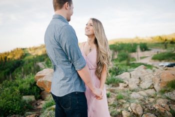 9 Utah Engagement With Pink Details | Amy Cloud Photography | Via MountainsideBride.com