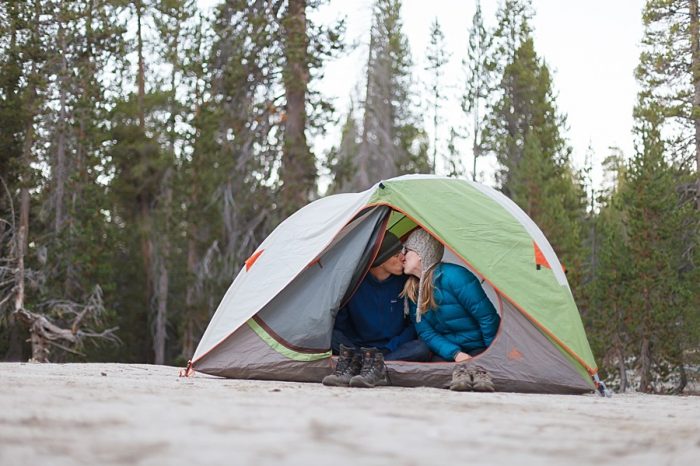 21 Camping Engagment Weekend | Bergreen Photography | Via MountainsideBride.com