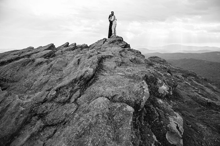 Grandfather Mountain Engagement | Rivkah Fine Art Photography | Via MountainsideBride.com