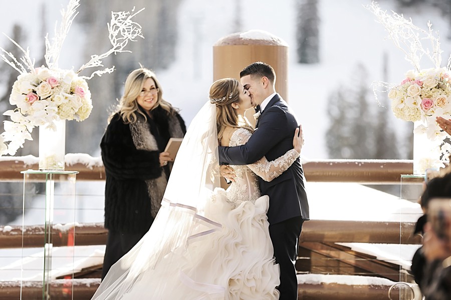 Gorgeous Winter Ballroom Wedding in the Mountains | Pepper Nix