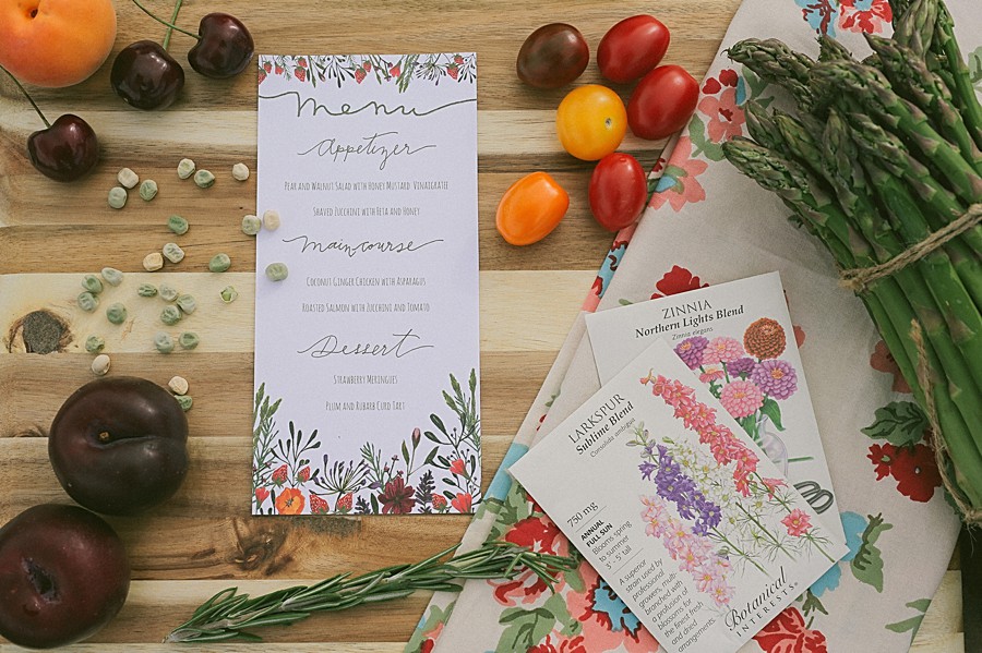 Colorful Farmer’s Market and Wildflower Wedding Inspiration