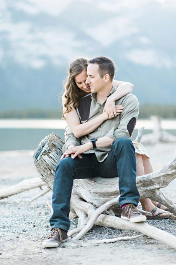 Canmore Engagement Session By Candace Berry Photography | Via MountainsideBride.com