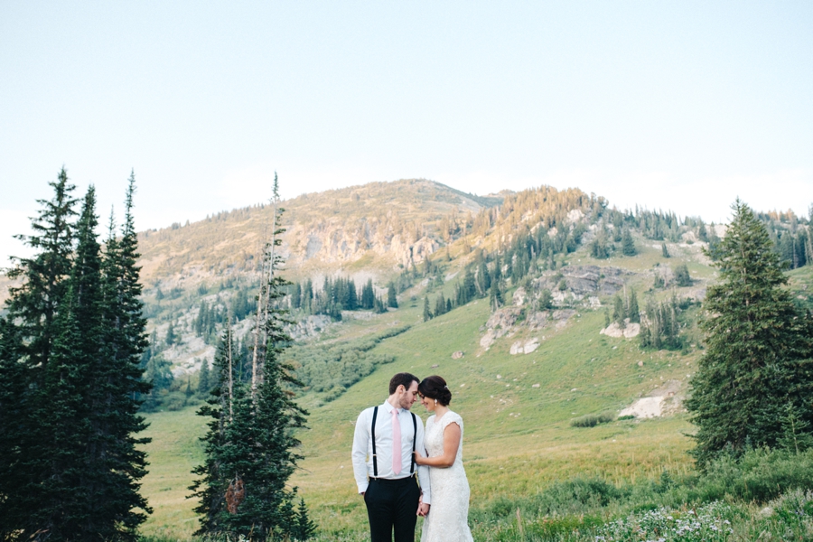 Lovely Mountain Bridal Portraits in Utah
