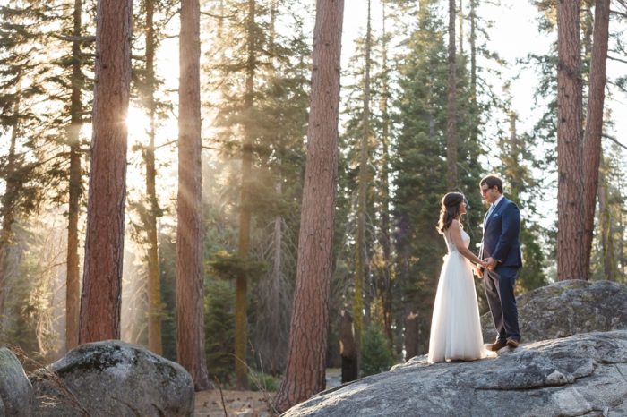 Sequoia Elopement Bergreen Photography | Via MountainsideBride.com