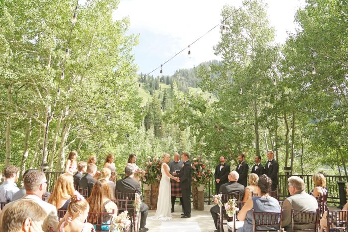 Snowbird Summer Wedding By Amber Shaw Photography | Via MountainsideBride.com