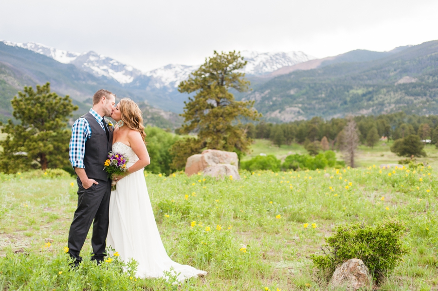 Rocky Mountain National Park Elopement with Rustic and Boho Details