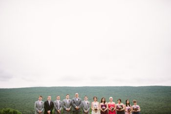 Bridal Party | Bald Eagle State Park Wedding | Caitlin Thomas Photography | Via MountainsideBride.com