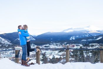 sledding in the snow | Breckenridge Nordic Wedding Inspiration Bergreen Photography | Via MountainsideBride.com