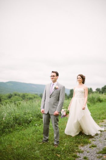 First Look | Bald Eagle State Park Wedding | Caitlin Thomas Photography | Via MountainsideBride.com