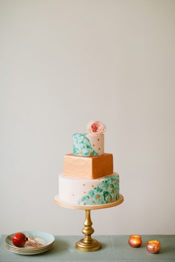 11 Cake By Minted And Aisle Society Via MountainsideBride.com