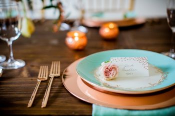 22 Tablescape By Minted And Aisle Society Via MountainsideBride.com