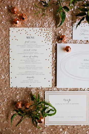 24b Stationery By Minted And Aisle Society Via MountainsideBride.com