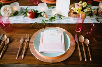 30 Tablescape By Minted And Aisle Society Via MountainsideBride.com