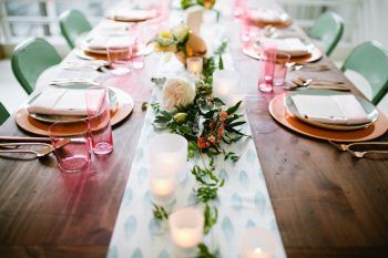 34 Tablescape By Minted And Aisle Society Via MountainsideBride.com