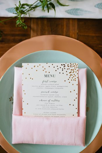37 Tablescape By Minted And Aisle Society Via MountainsideBride.com