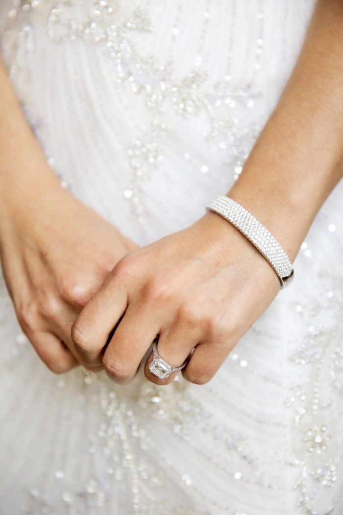 Diamond Engagement Ring | Elegant Park City Wedding St Regis Logan Walker Photography | Via MountainsideBride.com
