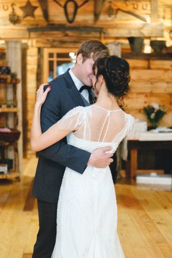 First Dance Folk Wedding Inspiration In Asheville Krista Lajara Photography | Via MountainsideBride.com
