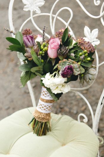 Bouquet Folk Wedding Inspiration In Asheville Krista Lajara Photography | Via MountainsideBride.com