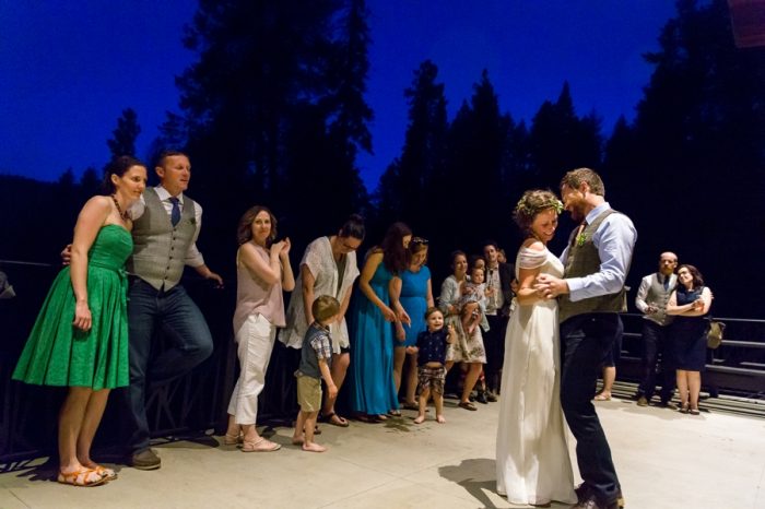 Woodsy Camp Wedding Idaho | Jerome Pollos Photography | Via MountainsideBride.com