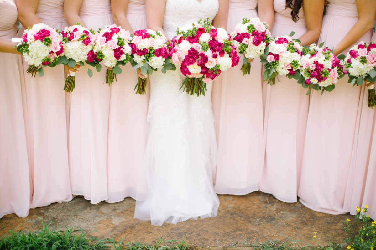 Romantic Pink and White Mountain Wedding at Pure Water Farm