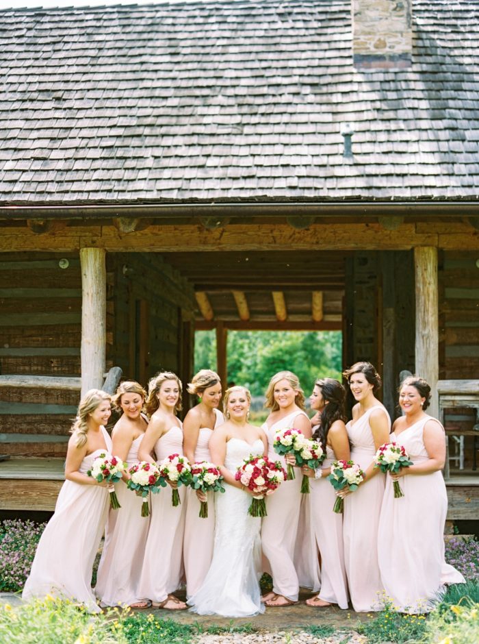 Bridesmaids Barn | Pure Water Farm Wedding Tennessee | JoPhoto | Via MountainsideBride.com