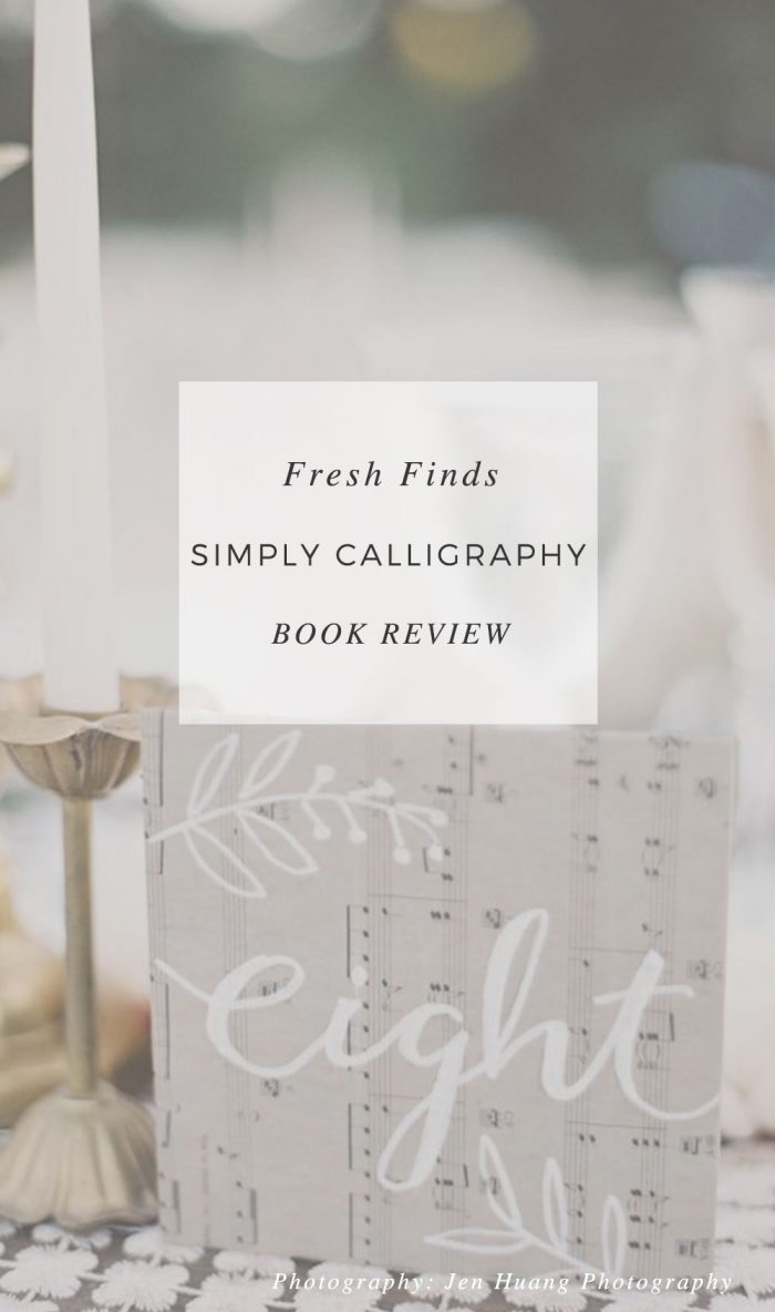 Simply Calligraphy Book Review Via MountainsideBride.com
