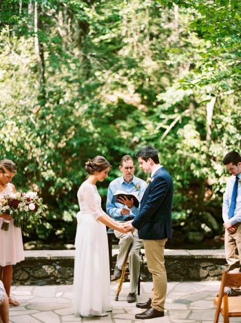 17 Spence Cabin Intimate Wedding | JoPhoto | Via MountainsideBride.com