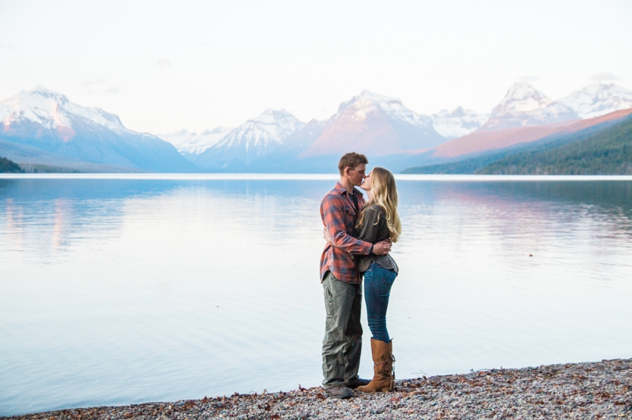 Montana Engagement at Glacier National Park