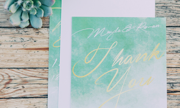 Quick and Easy Thank You Note Template