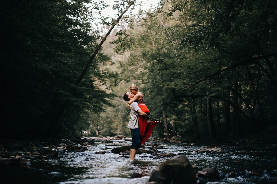 Woodsy Engagement in the Great Smoky Mountains National Park