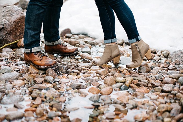 1 Vail Winter Engagement | Searching For The Light | Via MountainsideBride.com
